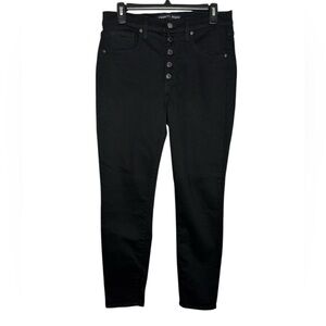 Veronica Beard Jeans Debbie Skinny High Rise Button Fly Stretch Jeans Size 30/10